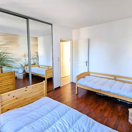 Апартаменты T3 76m² Avec Terrasse, Balcon, A 100m De La D'eyrac, Parking Et Wifi - Fr-1-420-154 Аркашон