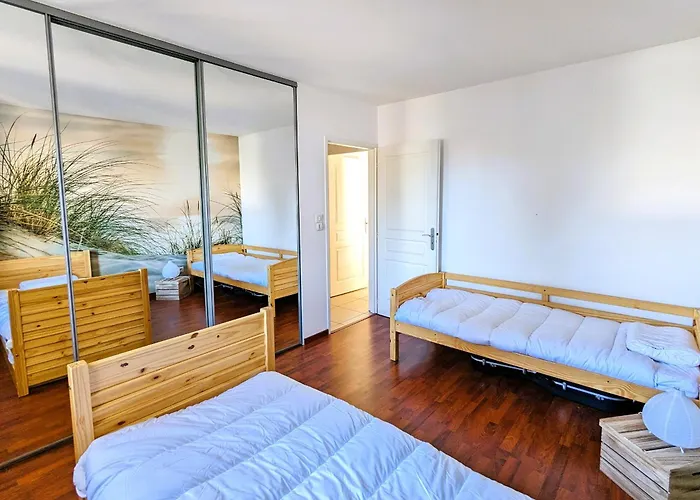 Lejlighed T3 76m² Avec Terrasse, Balcon, A 100m De La D'eyrac, Parking Et Wifi - Fr-1-420-154 Arcachon